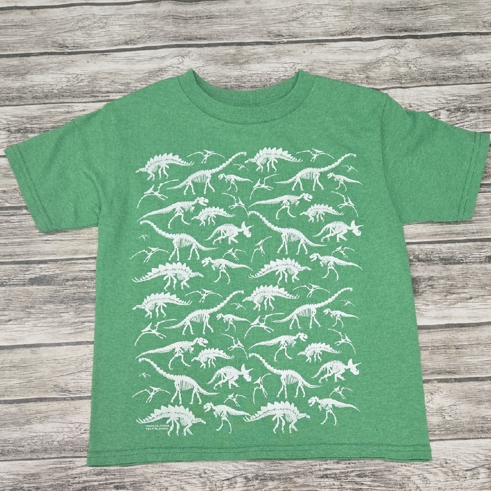 Delta Green Dinosaur Skeleton Kids T-Shirt